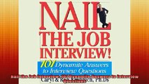 FREE DOWNLOAD  Nail the Job Interview 101 Dynamite Answers to Interview Questions  FREE BOOOK ONLINE