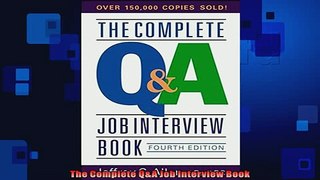 FREE PDF  The Complete QA Job Interview Book  BOOK ONLINE