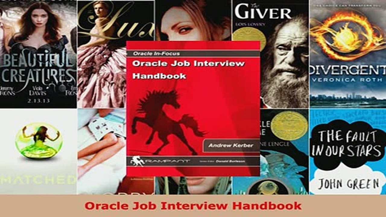 PDF  Oracle Job Interview Handbook Download Online