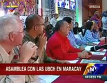 UBCH Aragua reciben a Nicolás Maduro. El Aissami, el PSUV con el Presidente de Venezuela