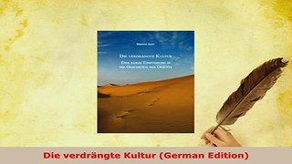 Download  Die verdrängte Kultur German Edition  EBook