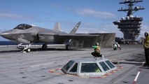 F-35C Sea Trials - US Navy Joint Strike Fighter Testing on Aircraft Carrier