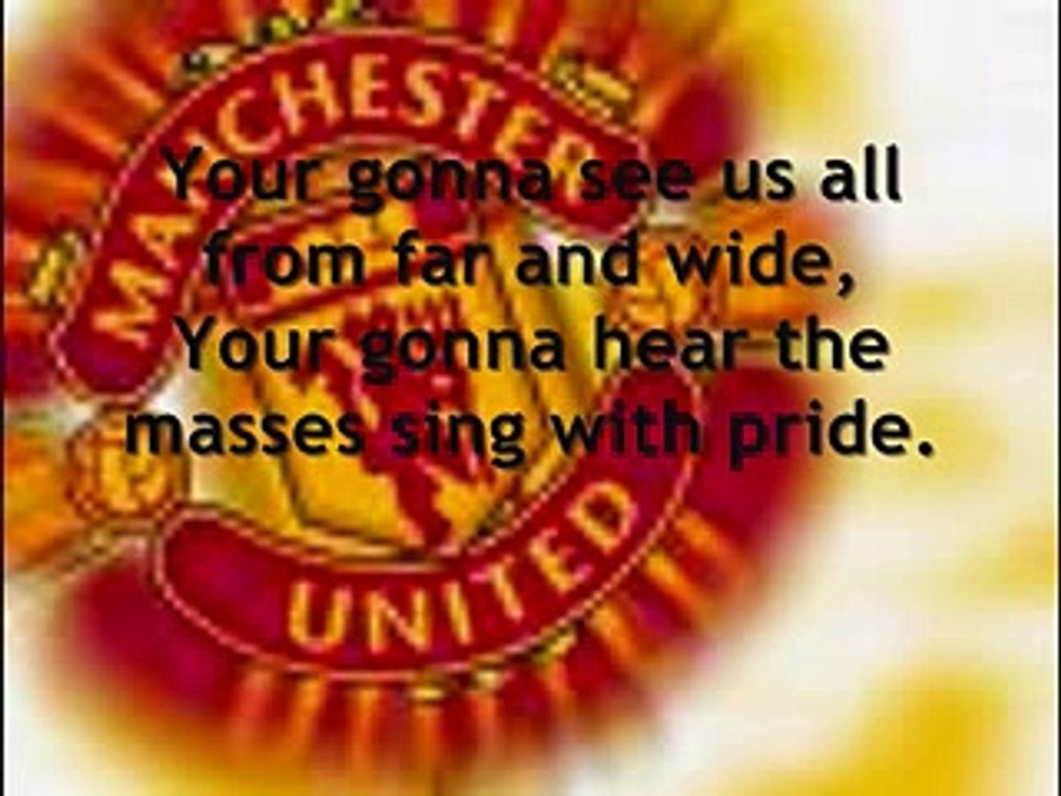 Glory Glory Man United