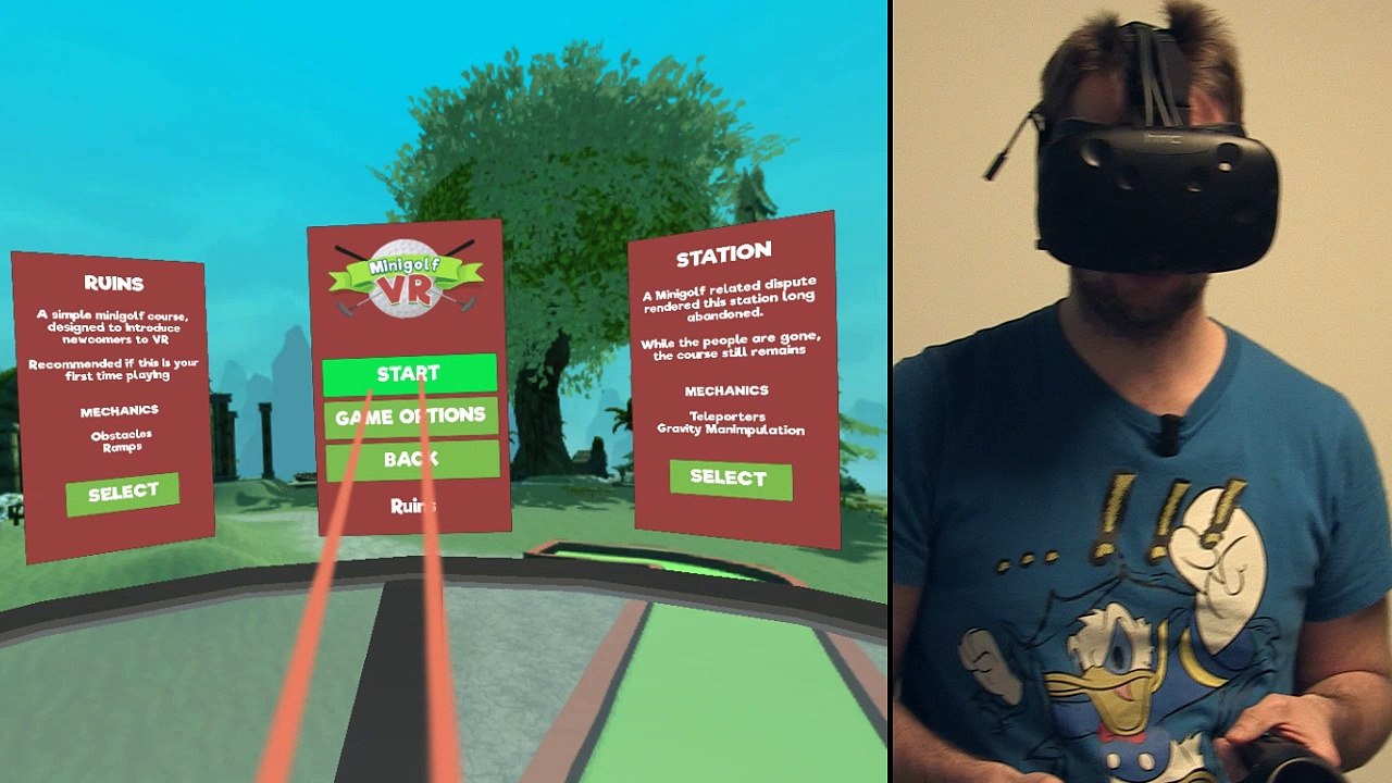 HTC Vive : Minigolf VR