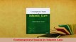 Download  Contemporary Issues in Islamic Law Free Books