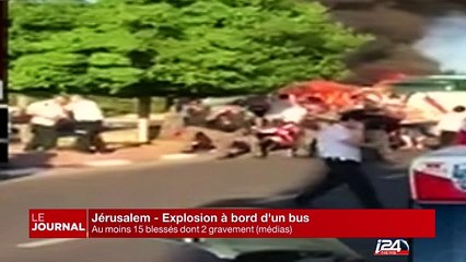 Edition spéciale: explosion dans un bus à Jérusalem