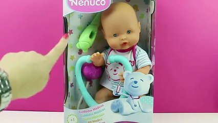 Bebe Nenuco Cuidados médicos   Nenuco esta malito   Bebe Nenuco en español   Baby doll Nenuco