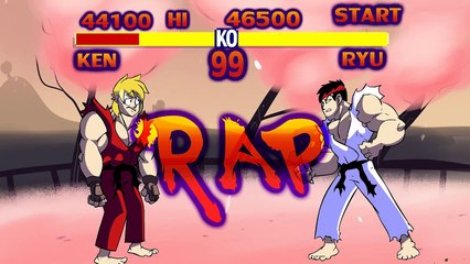 Rap Battle- Ryu vs. Ken ANIMATED MUSIC VIDEO by Spazkidin3D - Starbomb