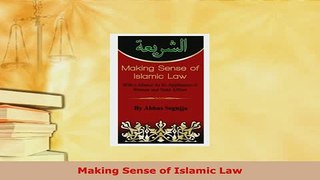 Download  Making Sense of Islamic Law Free Books