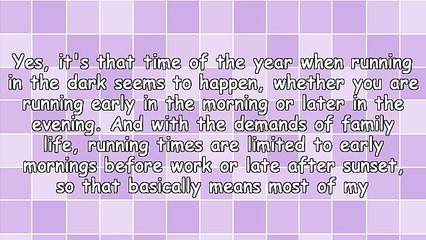 6 Safety Tips for Running at Night