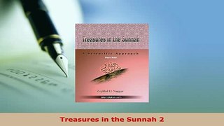 PDF  Treasures in the Sunnah 2  EBook