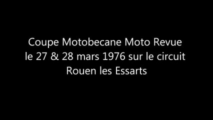 Spécial Coupe Motobecane Moto revue, circuit Rouen les Essarts 1976