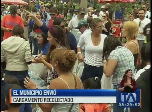 El Municipio de Quito envió donaciones a ciudades afectadas