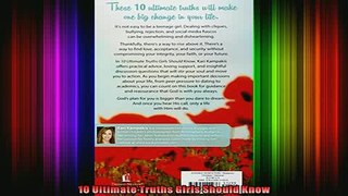 Read  10 Ultimate Truths Girls Should Know  Full EBook