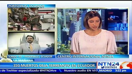 Tenemos un equipo muy potente de fiscales identificando cadáveres en Pedernales: fiscal General de Ecuador a NTN24