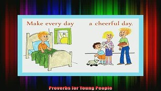 Read  Proverbs for Young People  Full EBook
