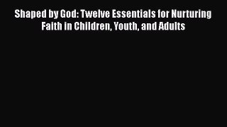 Ebook Shaped by God: Twelve Essentials for Nurturing Faith in Children Youth and Adults Read