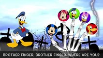 Ironman Mickey Mouse Spooky Adventure Finger Family Song!