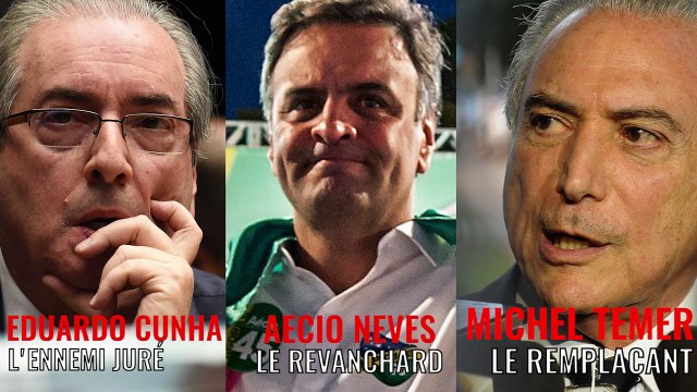 Ces trois hommes veulent la peau de Dilma Roussef, la présidente du Brésil
