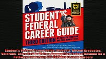 Free PDF Downlaod  Students Federal Career Guide Students Recent Graduates Veterans Learn How to Write a  BOOK ONLINE