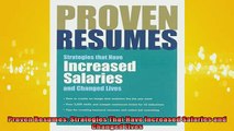 EBOOK ONLINE  Proven Resumes Strategies That Have Increased Salaries and Changed Lives  FREE BOOOK ONLINE