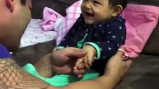 Baby Girl Pranks Her DAD :D