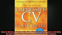 EBOOK ONLINE  How to Write an Impressive Cv  Cover Letter Includes a Cd With Cv and Cover Letter  FREE BOOOK ONLINE