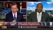 Ben Carson responds to Ted Cruzs apology