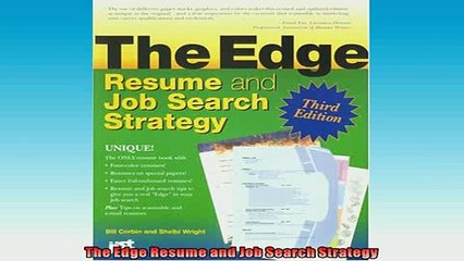 READ book  The Edge Resume and Job Search Strategy  FREE BOOOK ONLINE