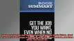 READ book  Summary Get the Job You Want Even When No Ones Hiring  Ford R Myers Take Charge of  FREE BOOOK ONLINE