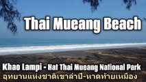 Thai Mueang Beach in Khao Lampi - Hat Thai Mueang National Park