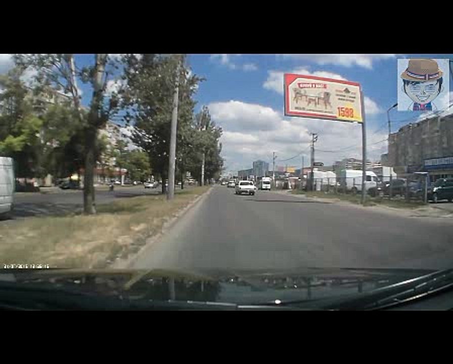 Cyclist undercut BMW X5 - Odessa
