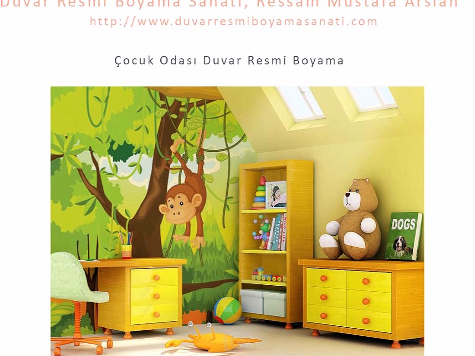Çocuk Odası Duvar Resmi Boyama Örnekleri