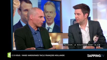 C à Vous : Yanis Varoufakis tacle François Hollande, "il mérite d’être oublié rapidement" (Vidéo)