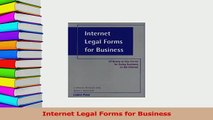 PDF  Internet Legal Forms for Business Download Online