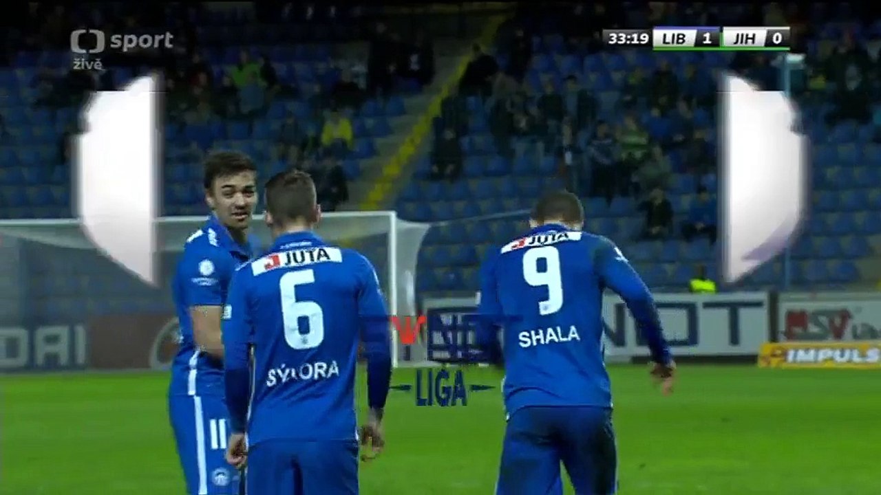1-0 Herolind Shala Goal Czech Rep.  Synot liga - 16.04.2016, Slovan Liberec 1-0 Jihlava