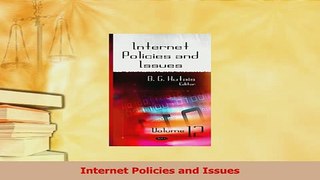 PDF  Internet Policies and Issues Download Online
