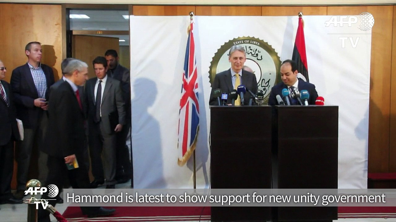 Britain's Foreign Secretary on surprise visit to Tripoli