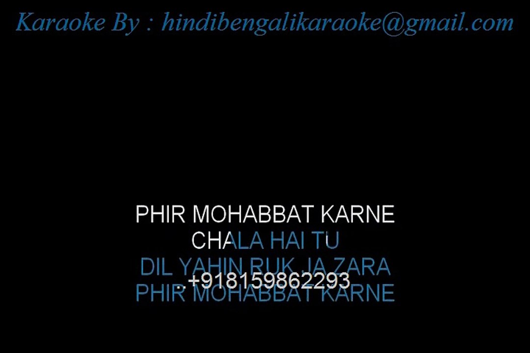 Medley-Arijit Singh's Live Performance - Karaoke - 6th Royal Stag Mirchi Music Awards