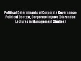 [Read book] Political Determinants of Corporate Governance: Political Context Corporate Impact