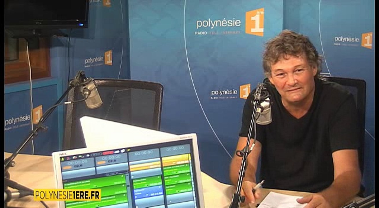 Fabrice Cicorella de la Bijouterie Black Pearl, partenaire du jeu "Noël en avril !" de Polynésie 1ère radio - Voyage en 1ère - 15 04 2016