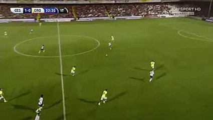 Camillo Ciano Goal - Cesena 2-0 Crotone - 18-04-2016