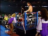 Wrestlemania 3 : 29 Mars 1987 : Jake the Snake Roberts with Alice Cooper VS Honky Tonk Man with Jimmy Hart