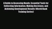 [Read book] A Guide to Assessing Needs: Essential Tools for Collecting Information Making Decisions