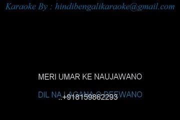 Om Shanti Om (Meri Umar Ke Naujawanon) - Karaoke - Karz - Kishore Kumar