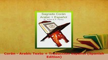 PDF  Corán  Arabic Texto  Traducción español Spanish Edition  Read Online