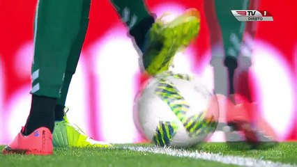 0-1 Andre Claro Incredible 1st minute Goal - Benfica v. Setubal 18.04.2016