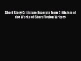 [PDF] Short Story Criticism: Excerpts from Criticism of the Works of Short Fiction Writers