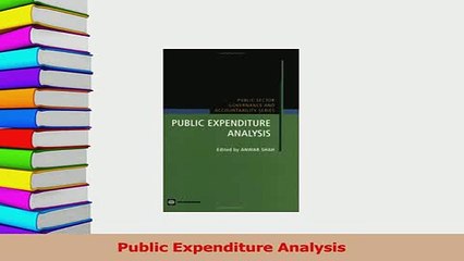 Read  Public Expenditure Analysis Ebook Free