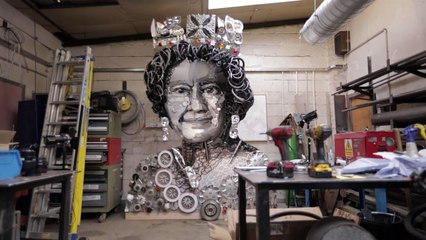 Queen gets mechanical makeover for 90th
